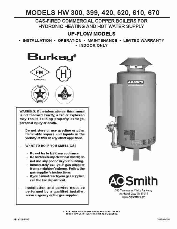 A O  Smith Boiler HW 610-page_pdf